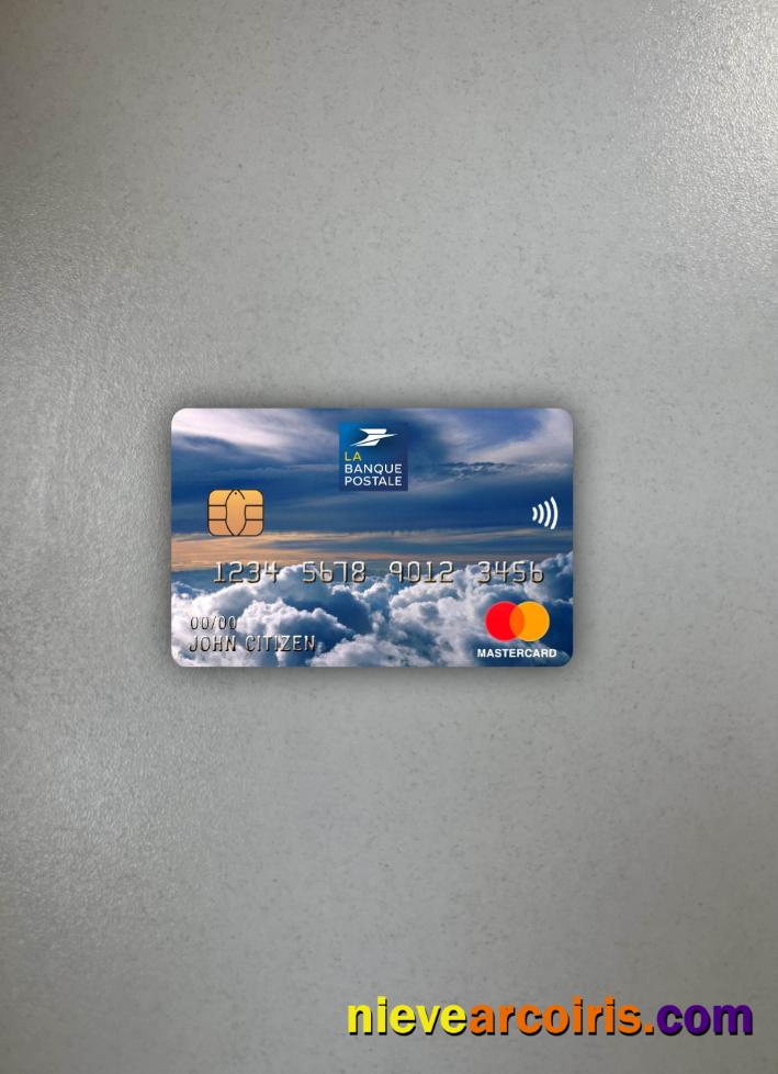 France La Banque Postale bank mastercard photolook